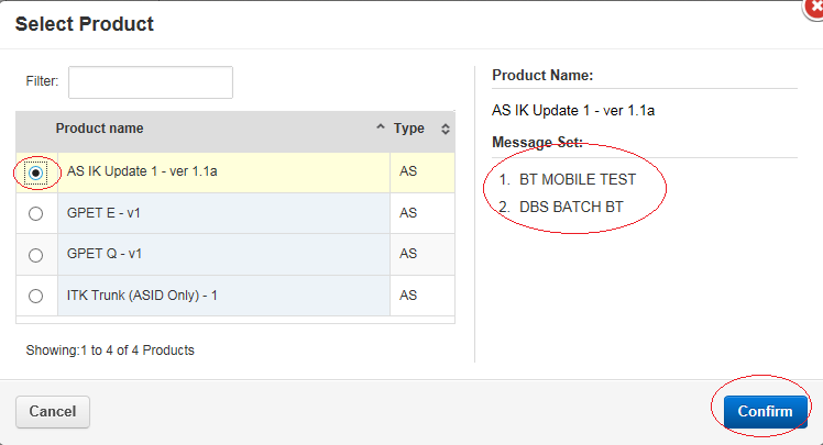 EPR - Select product