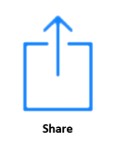 iPad share icon