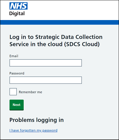 Login SDCS 2