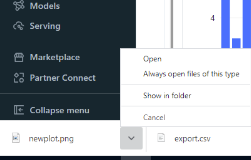 show in folder