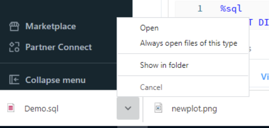 show in folder