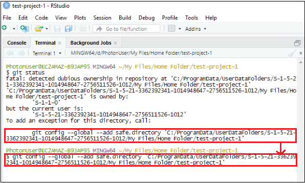 display git pane