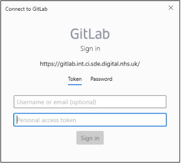 Gitlab sign in