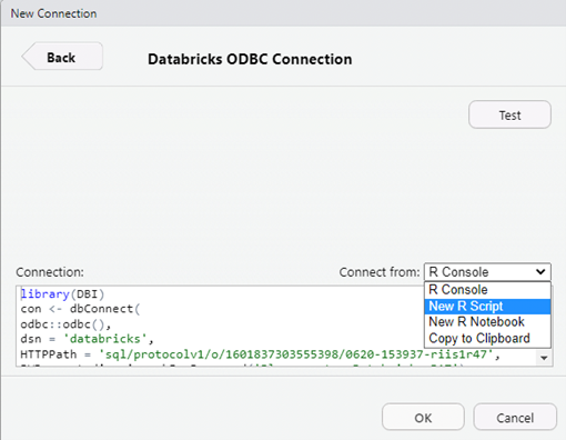 Connect drop-down