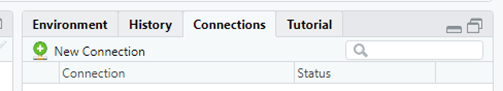 Connection pane