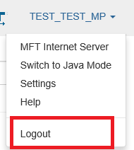 SEFT - click log out