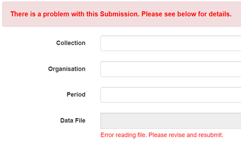 There was a problem with this submission. Please see below for details.