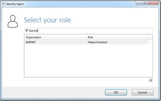 confirm your role.
