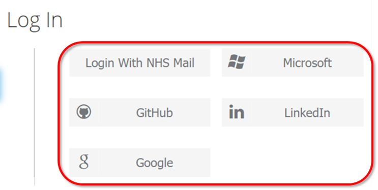 Select identity provider