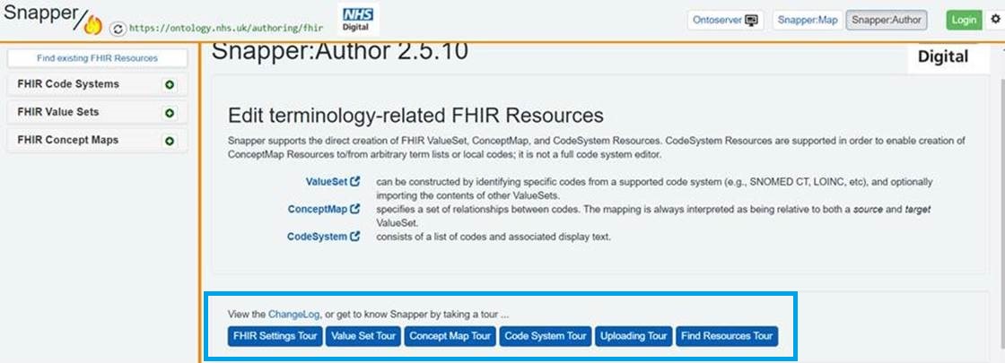Snapper author screen