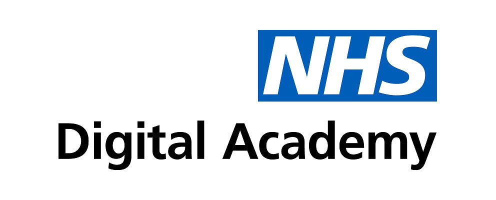 NHS logo with 'Digital Academy' written underneath it