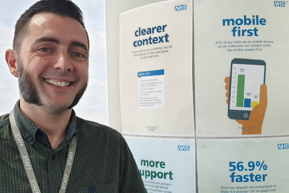 Dean Vipond, Lead Designer of the NHS Digital Website