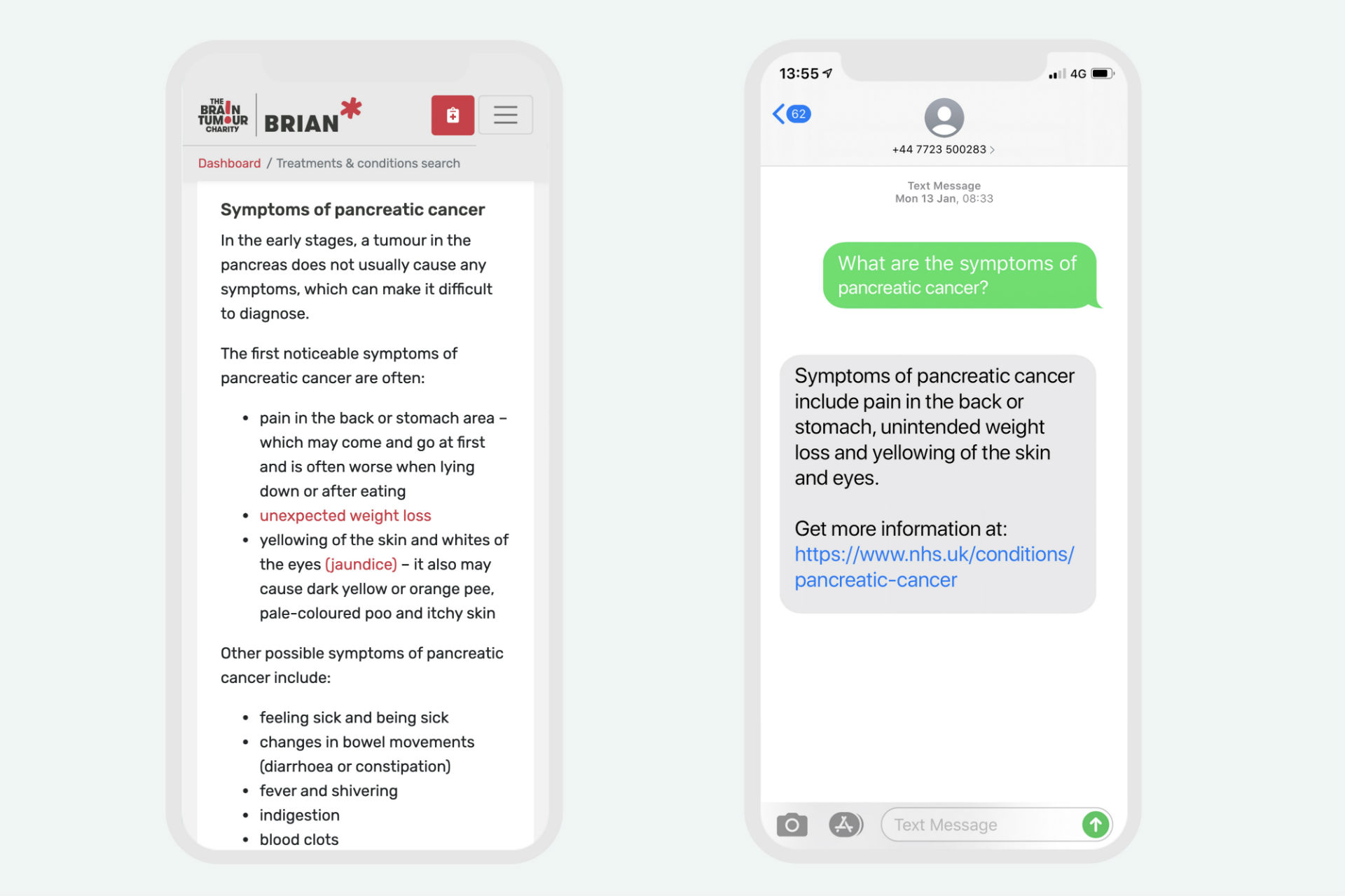 Examples of apps on mobile devices