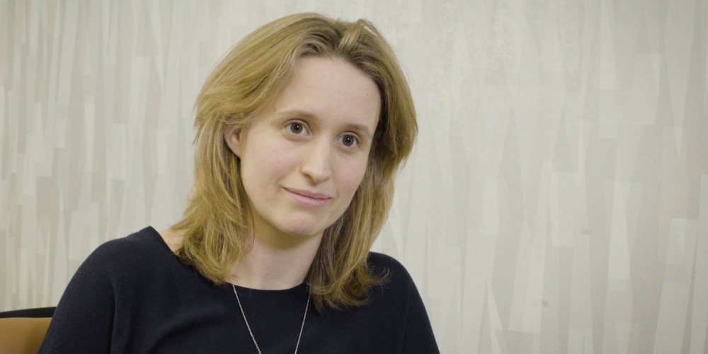 Eve Roodhouse, NHS DIgital director, smiling looking to right of camera